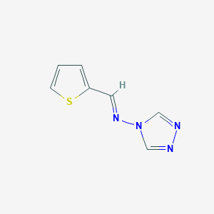 Thiophen-2-ylmethylene-[1,2,4]triazol-4-yl-amine