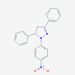 1-(4-nitrophenyl)-3,5-diphenyl-4,5-dihydro-1H-pyrazole