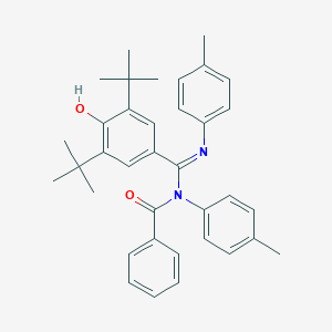 N-{(3,5-ditert-butyl-4-hydroxyphenyl)[(4-methylphenyl)imino]methyl}-N-(4-methylphenyl)benzamide