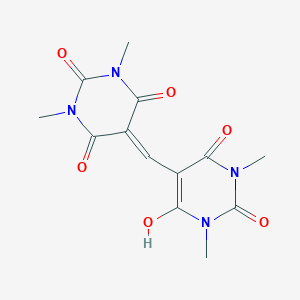 5-[(4-Hydroxy-1,3-dimethyl-2,6-dioxopyrimidin-5-yl)methylidene]-1,3-dimethyl-1,3-diazinane-2,4,6-trione