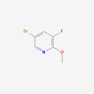 molecular formula C6H5BrFNO B037684 5-Bromo-3-fluoro-2-methoxypyridine CAS No. 124432-70-8
