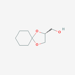 molecular formula C9H16O3 B037686 (R)-1,4-Dioxaspiro[4.5]decane-2-methanol CAS No. 113798-80-4