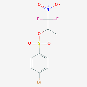 1,1-Difluoro-1-nitropropan-2-yl 4-bromobenzenesulfonate
