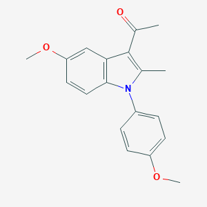 1-[5-methoxy-1-(4-methoxyphenyl)-2-methyl-1H-indol-3-yl]ethanone