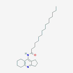 N-(2,3,5,6,7,8-hexahydro-1H-cyclopenta[b]quinolin-9-yl)hexadecanamide
