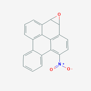 molecular formula C20H11NO3 B037692 4,5-Epoxy-1-nitro-4,5-dihydrobenzo(e)pyrene CAS No. 115664-49-8