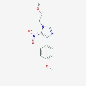 2-{4-(4-ethoxyphenyl)-5-nitro-1H-imidazol-1-yl}ethanol