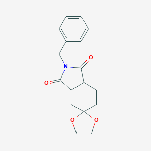 2'-benzyl-3'a,4',5',6',7',7'a-hexahydrospiro(1,3-dioxolane-2,5'-[1'H]-isoindole)-1',3'(2'H)-dione