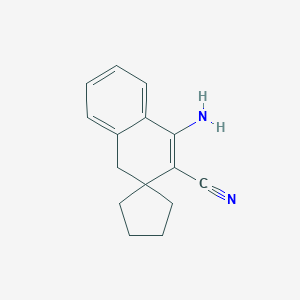 1-aminospiro[4H-naphthalene-3,1'-cyclopentane]-2-carbonitrile