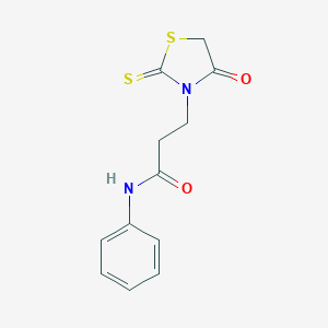 3-(4-oxo-2-thioxo-1,3-thiazolidin-3-yl)-N-phenylpropanamide