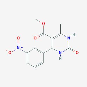 Methyl 6-methyl-4-(3-nitrophenyl)-2-oxo-1,2,3,4-tetrahydropyrimidine-5-carboxylate