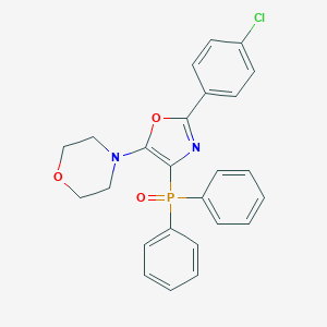 4-[2-(4-Chlorophenyl)-4-(diphenylphosphoryl)-1,3-oxazol-5-yl]morpholine