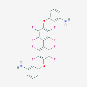 3,3'-[(2,2',3,3',5,5',6,6'-Octafluorobiphenyl-4,4'-diyl)bis(oxy)]dianiline