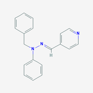 N-benzyl-N-[(E)-pyridin-4-ylmethylideneamino]aniline