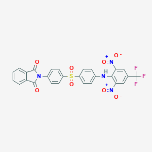 2-[4-[4-[2,6-Dinitro-4-(trifluoromethyl)anilino]phenyl]sulfonylphenyl]isoindole-1,3-dione