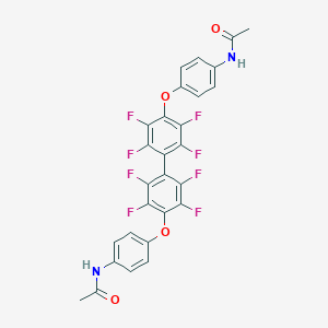 N-[4-({4'-[4-(acetylamino)phenoxy]-2,2',3,3',5,5',6,6'-octafluoro[1,1'-biphenyl]-4-yl}oxy)phenyl]acetamide