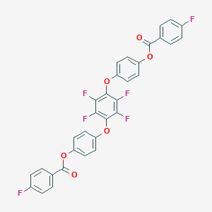 4-(2,3,5,6-Tetrafluoro-4-{4-[(4-fluorobenzoyl)oxy]phenoxy}phenoxy)phenyl 4-fluorobenzoate
