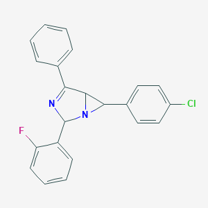 6-(4-Chlorophenyl)-2-(2-fluorophenyl)-4-phenyl-1,3-diazabicyclo[3.1.0]hex-3-ene