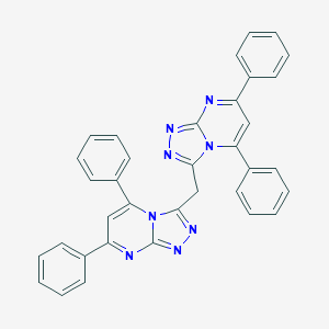 3-[(5,7-Diphenyl[1,2,4]triazolo[4,3-a]pyrimidin-3-yl)methyl]-5,7-diphenyl[1,2,4]triazolo[4,3-a]pyrimidine