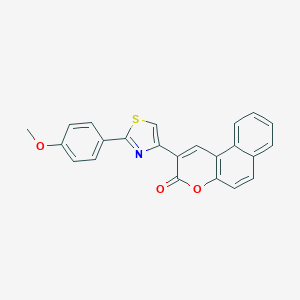 2-[2-(4-methoxyphenyl)-1,3-thiazol-4-yl]-3H-benzo[f]chromen-3-one