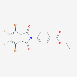 ethyl 4-(4,5,6,7-tetrabromo-1,3-dioxo-1,3-dihydro-2H-isoindol-2-yl)benzoate