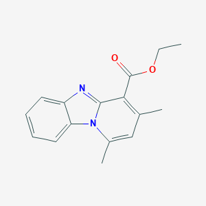 Ethyl 1,3-dimethylpyrido[1,2-a]benzimidazole-4-carboxylate