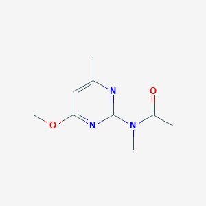 molecular formula C9H13N3O2 B377072 N-(4-methoxy-6-methylpyrimidin-2-yl)-N-methylacetamide CAS No. 304877-25-6