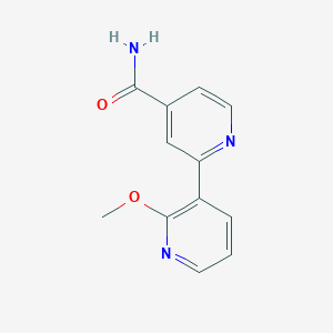 molecular formula C12H11N3O2 B3770819 2'-methoxy-2,3'-bipyridine-4-carboxamide 