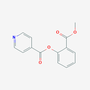 molecular formula C14H11NO4 B377189 2-(Methoxycarbonyl)phenyl isonicotinate 