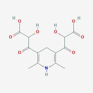 molecular formula C11H15NO7 B037719 2,6-Dimethyl-1,4-dihydropyridine-3,5-dicarboxylic hydroxyacetate CAS No. 111254-08-1