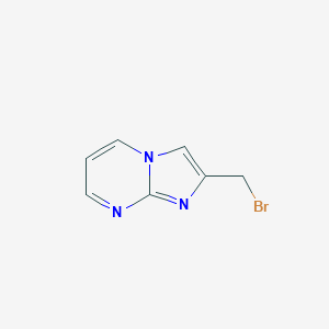 molecular formula C7H6BrN3 B377192 2-(Bromomethyl)imidazo[1,2-a]pyrimidine CAS No. 135063-63-7