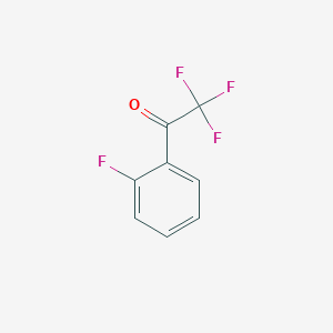 molecular formula C8H4F4O B037720 2,2,2,2'-Tetrafluoroacetophenone CAS No. 124004-75-7