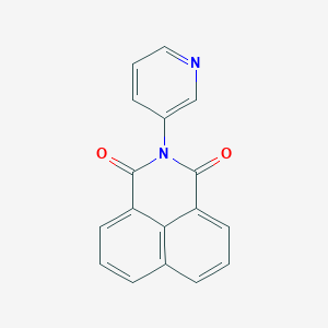 molecular formula C17H10N2O2 B377269 2-Pyridin-3-ylbenzo[de]isoquinoline-1,3-dione CAS No. 294653-55-7