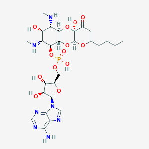 molecular formula C27H42N7O13P B037728 Trospectinomycin 6-(5'-adenylate) CAS No. 118428-06-1