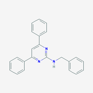 molecular formula C23H19N3 B377301 N-benzyl-4,6-diphenylpyrimidin-2-amine CAS No. 300358-59-2