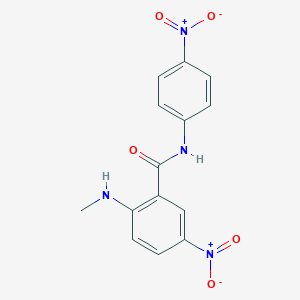 2-(methylamino)-5-nitro-N-(4-nitrophenyl)benzamide