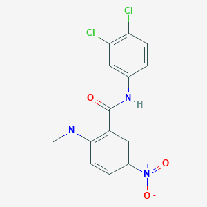 N-(3,4-dichlorophenyl)-2-(dimethylamino)-5-nitrobenzamide