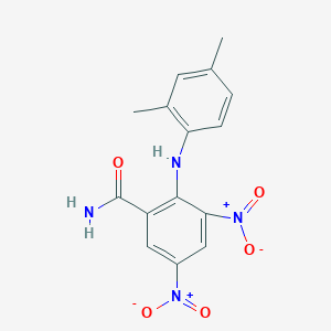 2-[(2,4-Dimethylphenyl)amino]-3,5-dinitrobenzamide