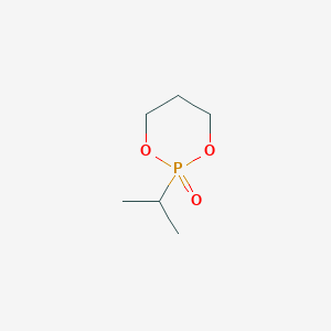 molecular formula C6H13O3P B037737 (1-Methylethyl)-1,3,2-dioxaphosphorinane 2-oxide CAS No. 118792-92-0