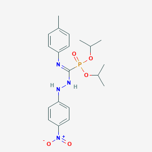 Diisopropyl 4-nitro(4-toluidino)benzohydrazonoylphosphonate