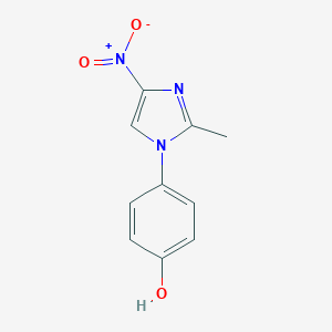 4-(2-methyl-4-nitro-1H-imidazol-1-yl)phenol