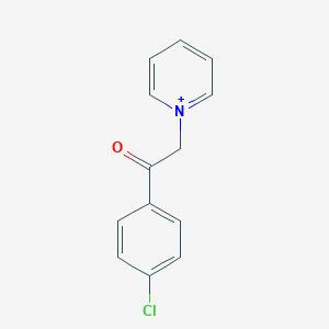 molecular formula C13H11ClNO+ B377406 1-[2-(4-Chlorophenyl)-2-oxoethyl]pyridinium CAS No. 65130-19-0