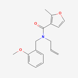 molecular formula C17H19NO3 B3774148 N-allyl-N-(2-methoxybenzyl)-2-methyl-3-furamide 