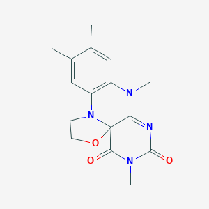 molecular formula C16H18N4O3 B037743 Emmdh-flavin CAS No. 112076-30-9