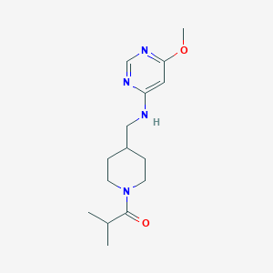 molecular formula C15H24N4O2 B3774305 N-[(1-isobutyrylpiperidin-4-yl)methyl]-6-methoxypyrimidin-4-amine 