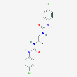 N-(2-{[(4-chloroanilino)carbonyl]amino}-1-methylethyl)-N'-(4-chlorophenyl)urea