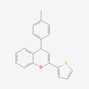 B377512 2-Thiophen-2-yl-4-p-tolyl-4H-chromene CAS No. 330559-05-2