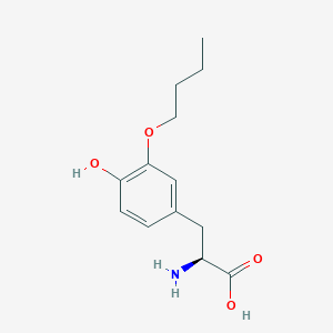 molecular formula C13H19NO4 B037753 Levodopa 4-hydroxybutyl ester CAS No. 121770-19-2
