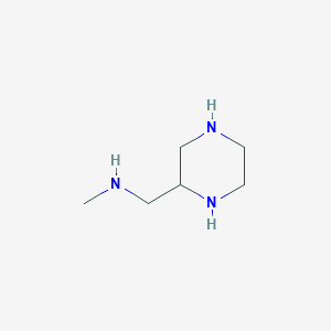 molecular formula C6H15N3 B037761 N-Methyl-1-piperazin-2-ylmethanamine CAS No. 111760-46-4