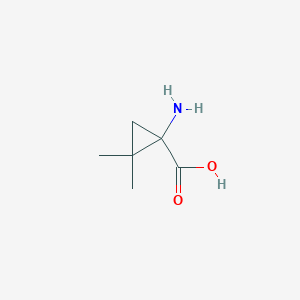 molecular formula C6H11NO2 B037764 1-Amino-2,2-dimethylcyclopropane-1-carboxylic acid CAS No. 123445-53-4